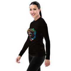 Nautical Notes All-Over Print Women's Rash Guard