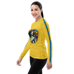 Operatic Ocean Women's Rash Guard