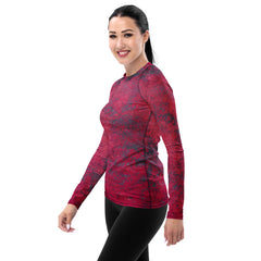 Mountain Majesty Rustic Women's Rash Guard