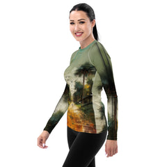 Mountain Majesty Expedition All-Over Print Women's Rash Guard