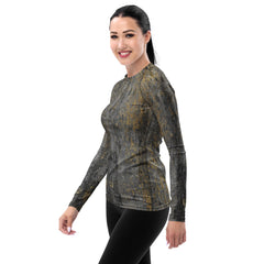 Silver Sheen Women's Rash Guard