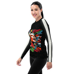 Greatest Ice Skater All-Over Print Women's Rash Guard