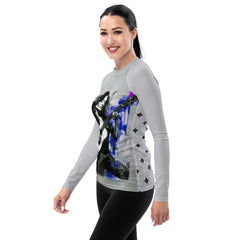 Abstract Exploration All-Over Print Women's Rash Guard