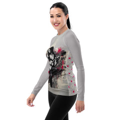 Abstract Expression All-Over Print Women's Rash Guard