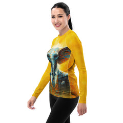 Majestic Elephant Women's Rash Guard