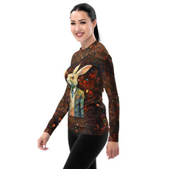 Hop into Style All-Over Print Women's Rash Guard