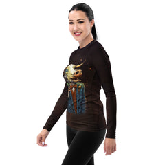 Moo-velous Cow's Women's Rash Guard