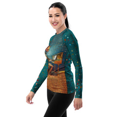 Cat Couture All-Over Print Women's Rash Guard