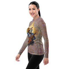 Puppy Paradise All-Over Print Women's Rash Guard