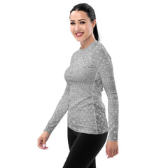 Velvet Touch Texture Women's Rash Guard