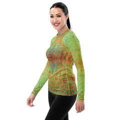 Microfiber Marvel Texture Women's Rash Guard