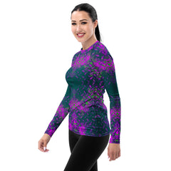 Plush Pace Texture Women's Rash Guard