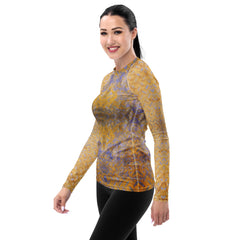 Bamboo Bound Texture Women's Rash Guard