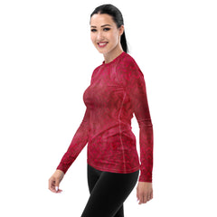 Velvet Victory Texture Women's Rash Guard