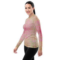 Chenille Charge Texture Women's Rash Guard