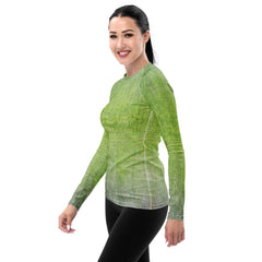 Velvet Touch Texture Women's Rash Guard