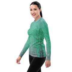 Microfiber Mastery Texture Women's Rash Guard