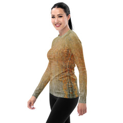 Jacquard Jet Texture Women's Rash Guard