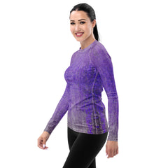 Bamboo Bound Texture Women's Rash Guard