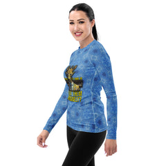 Whimsical Wolf Dreamer All-Over Print Women's Rash Guard