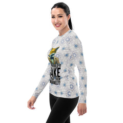 Coastal Cat Sailor All-Over Print Women's Rash Guard