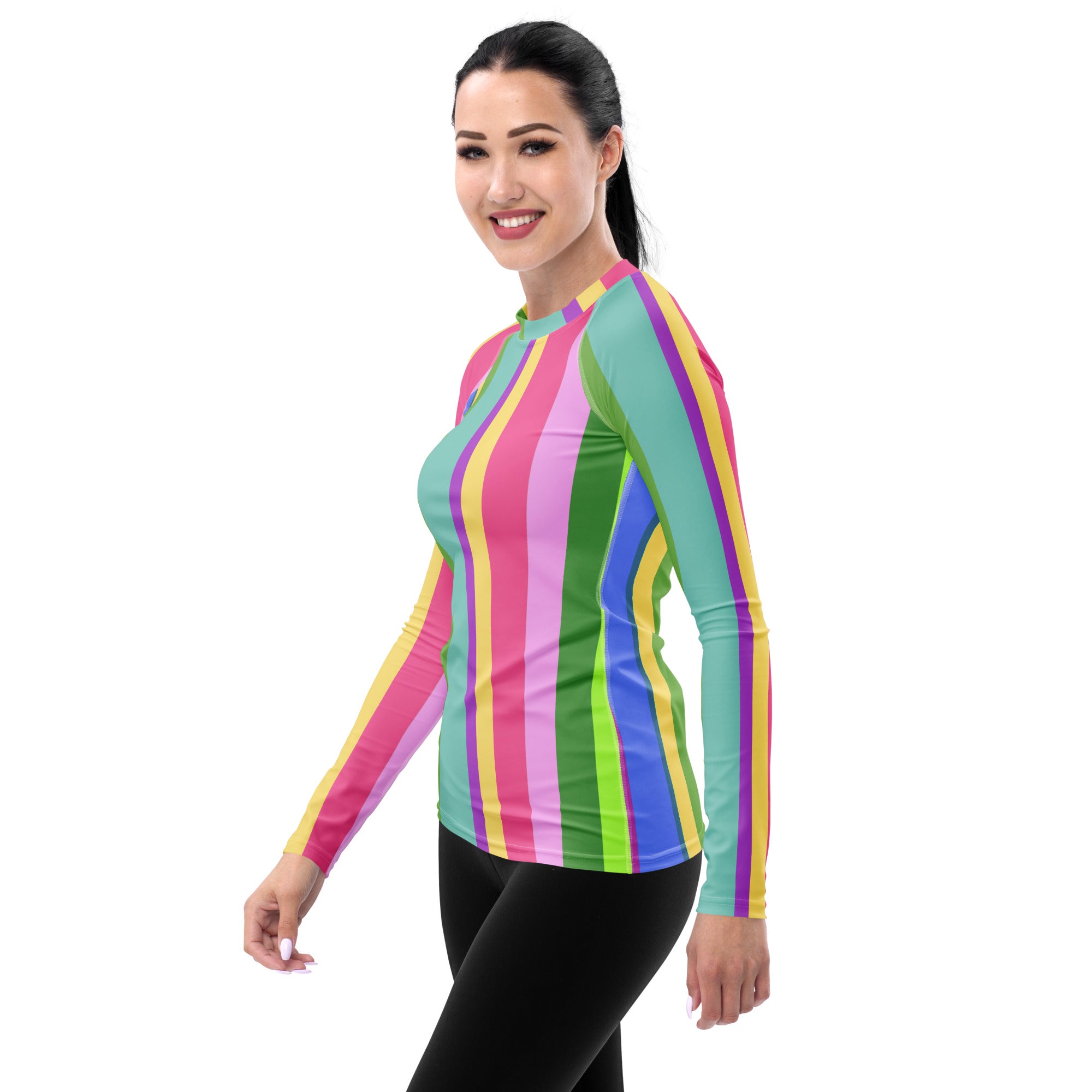 Nautical themed Women's Rash Guard by Nautical Bliss, perfect for sea lovers