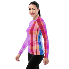 Protect yourself in vibrant style with the Neon Adventure Rash Guard, your go-to for UV protection and neon flair.