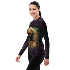 Stylish UV protection women's rash guard