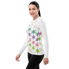 Boho Chic Rash Guard for surfing and yoga