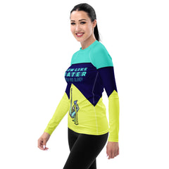 Flowing Freesia Women's Rash Guard