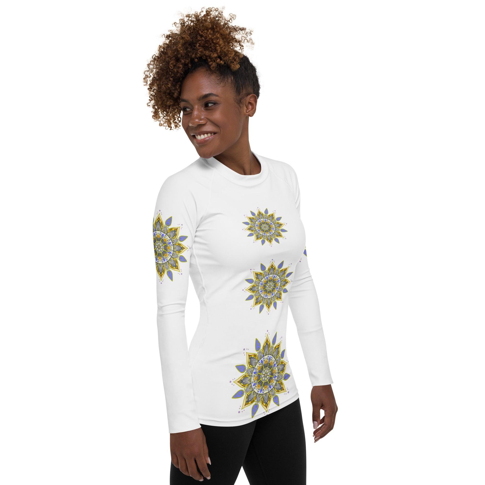 Mandala Mirage Women's Rash Guard - Beyond T-shirts