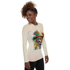 Harmonic Hilarity Caricature Rash Guard