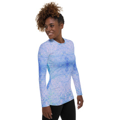 Silk Serenity Texture Women's Rash Guard