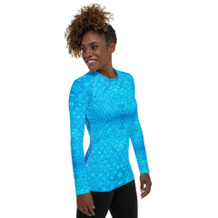 Jacquard Journey Texture Women's Rash Guard