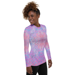 Cashmere Cruise Texture Women's Rash Guard