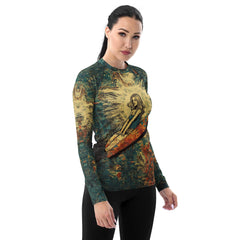 Functional and trendy Surfing 1 28 Women's Rash Guard, offering both safety and a standout look in the water.