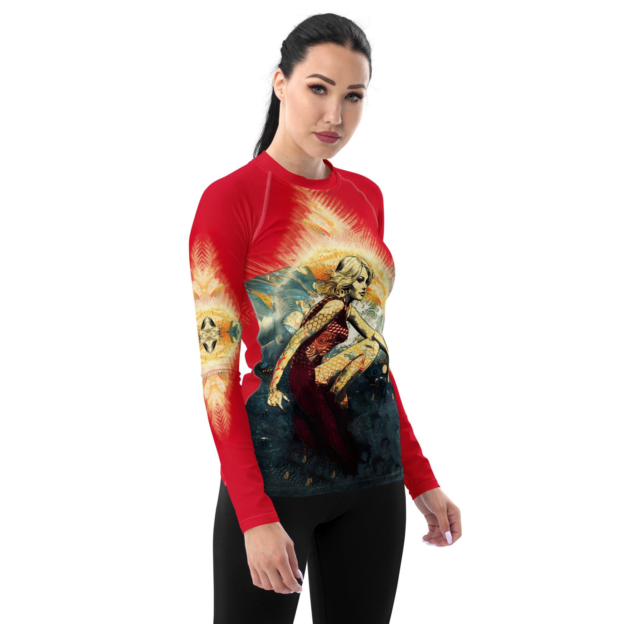 Beachside Adventure Rash Guard For Women - Beyond T-shirts