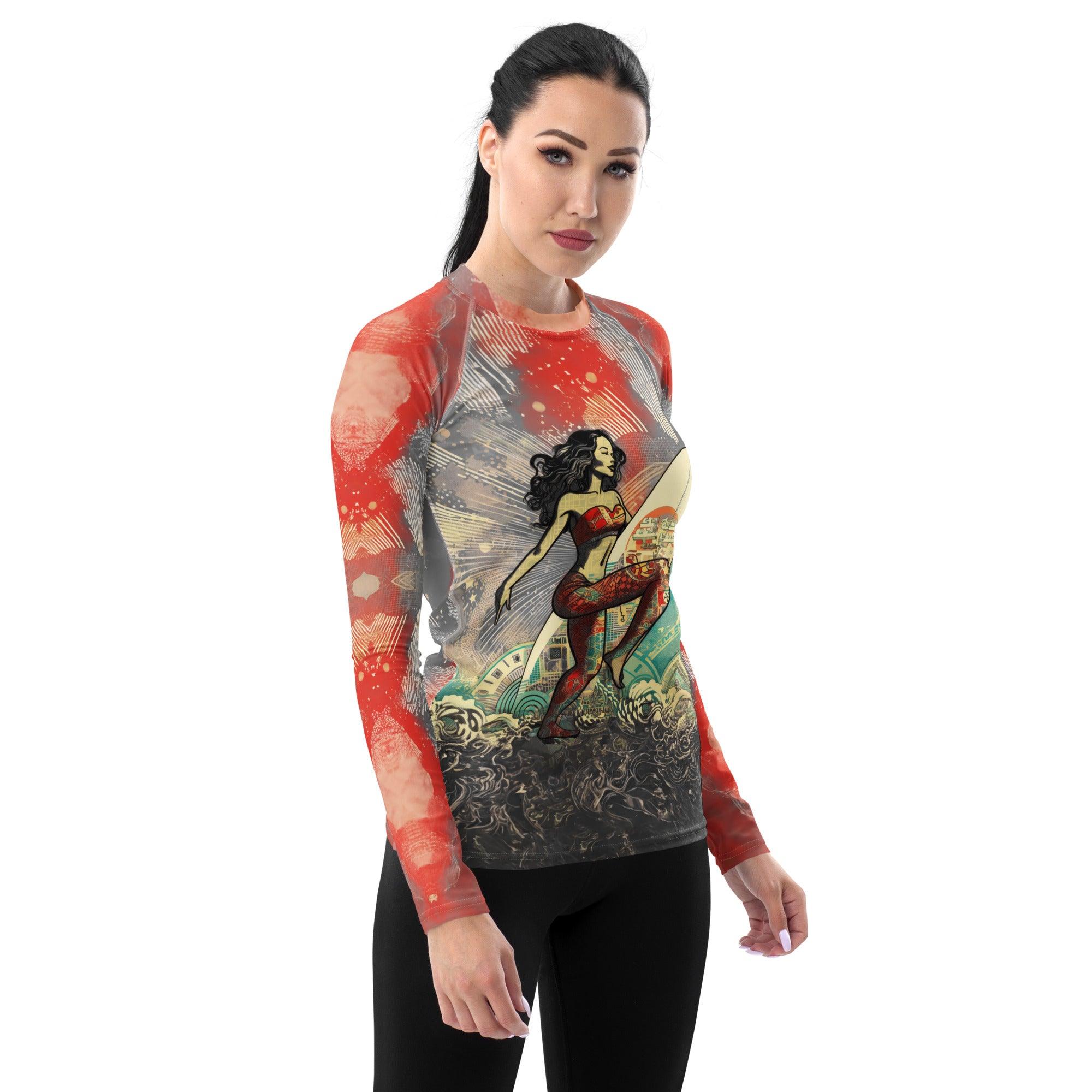 Surf Siren Rash Guard For Women - Beyond T-shirts