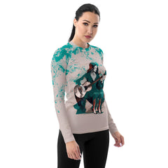 Haute Harmony Women's Fashion Jam Rash Guard - Beyond T-shirts