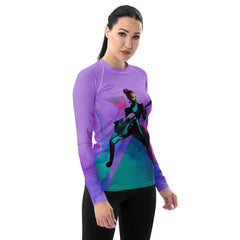 Melodic Fusion Women's Fashion Jam Rash Guard - Beyond T-shirts