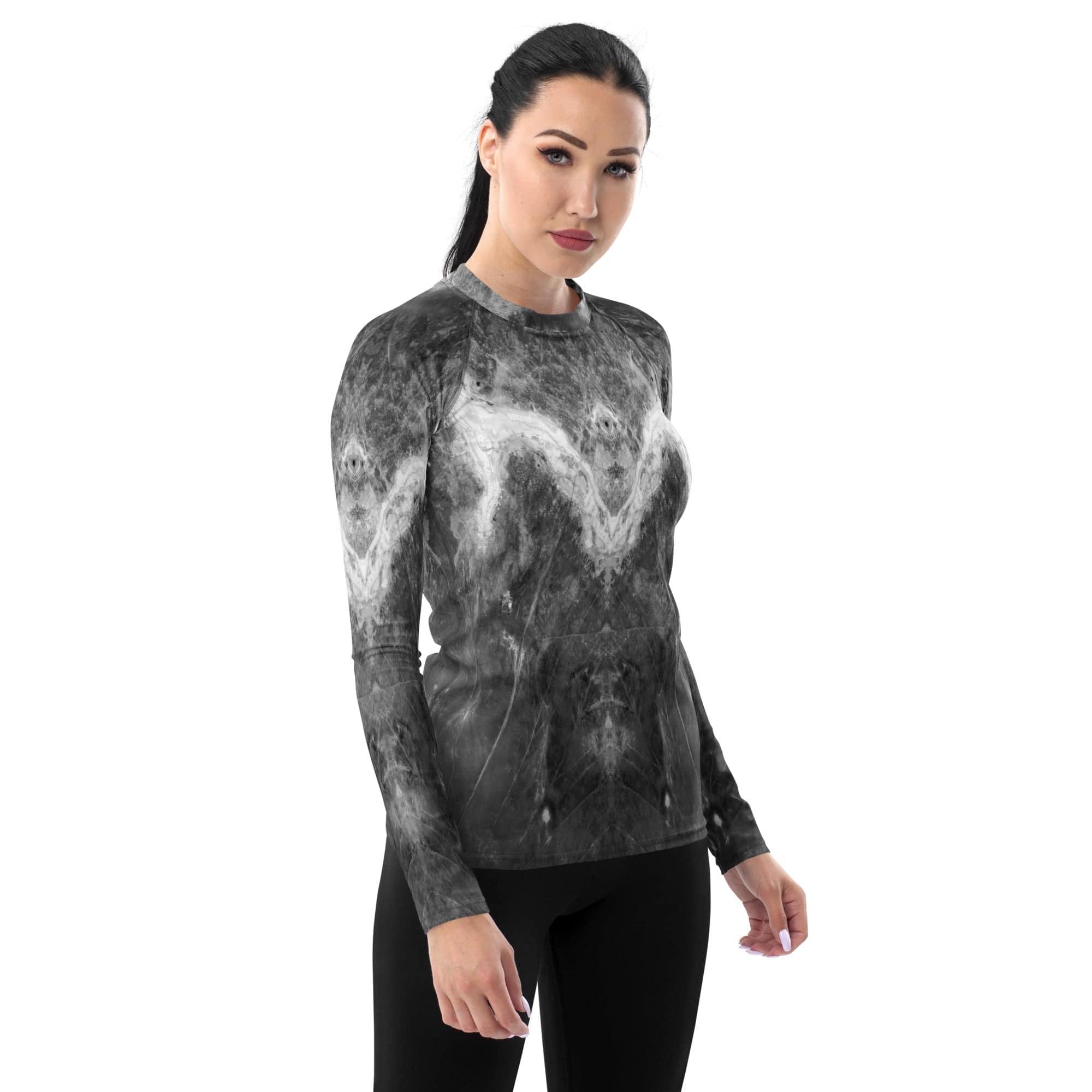 Autumn Glow Women's All-Over Print Rash Guard - Beyond T-shirts