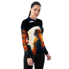 Groovy Beats Women's Music Rash Guard - Beyond T-shirts