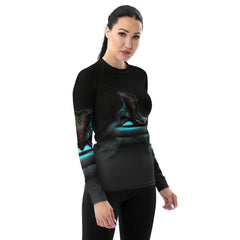 TechnoTrail Futuristic Shoes Women's Rash Guard - Beyond T-shirts