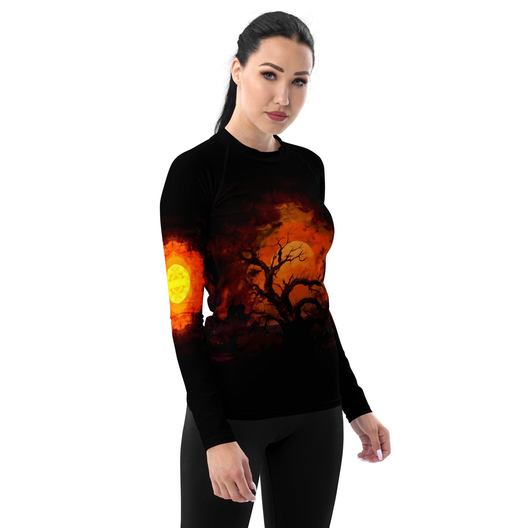 Wicked Witch Halloween Women's Rash Guard - Beyond T-shirts