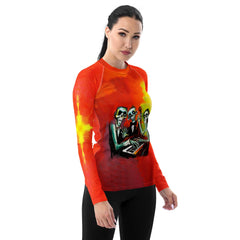 Trick-or-Treat Halloween Women's Rash Guard - Beyond T-shirts