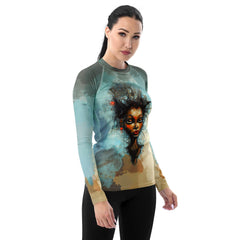 Ghostly Graveyard Women's Rash Guard - Beyond T-shirts