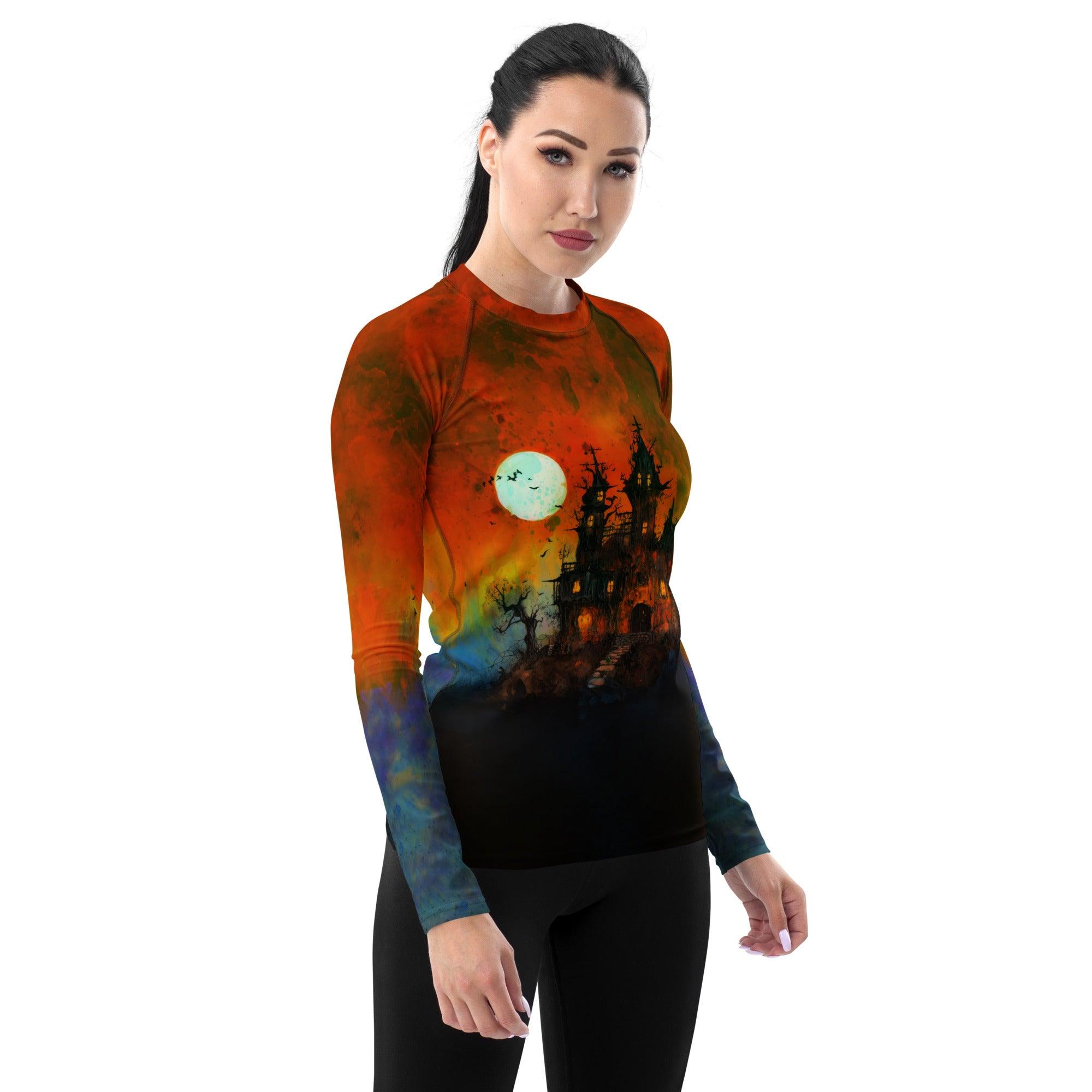 Halloween Magic All-Over Print Women's Rash Guard - Beyond T-shirts