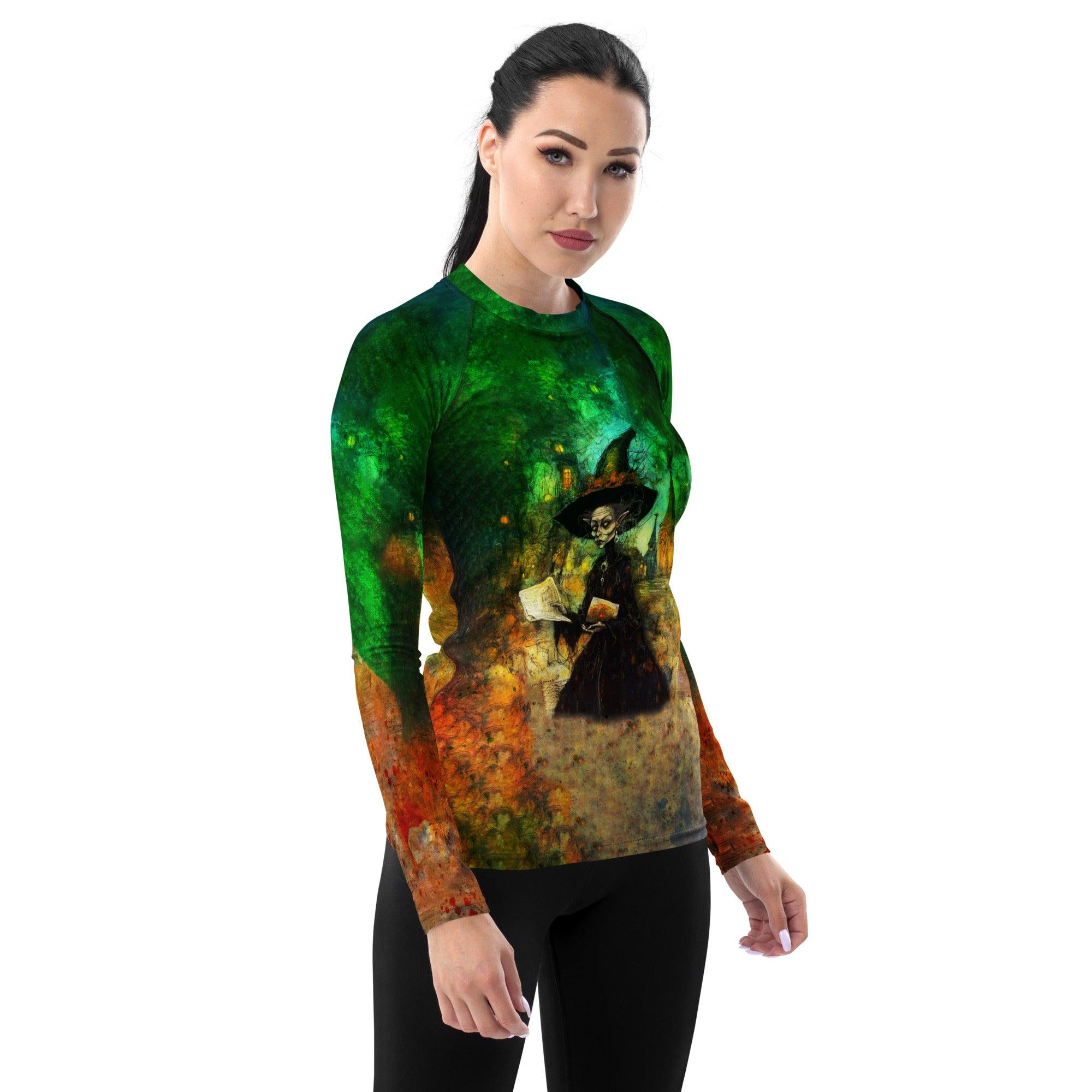 Frankenstein's Fun Halloween Women's Rash Guard - Beyond T-shirts