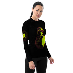 Tropical Leaf Luxe Rash Guard - Beyond T-shirts