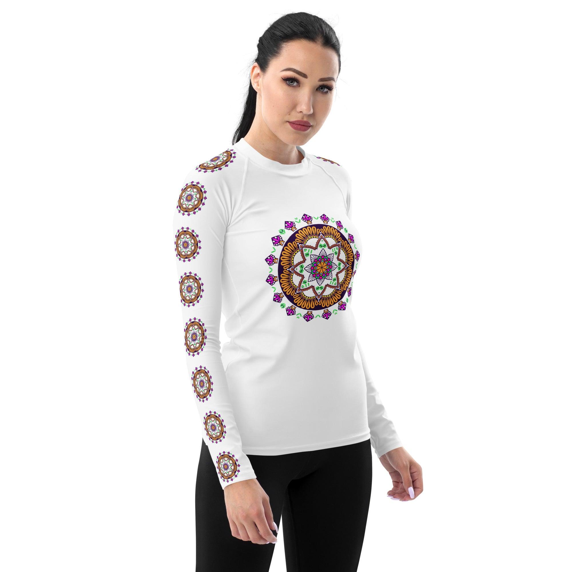 Mandala Mirage Women's Rash Guard - Beyond T-shirts